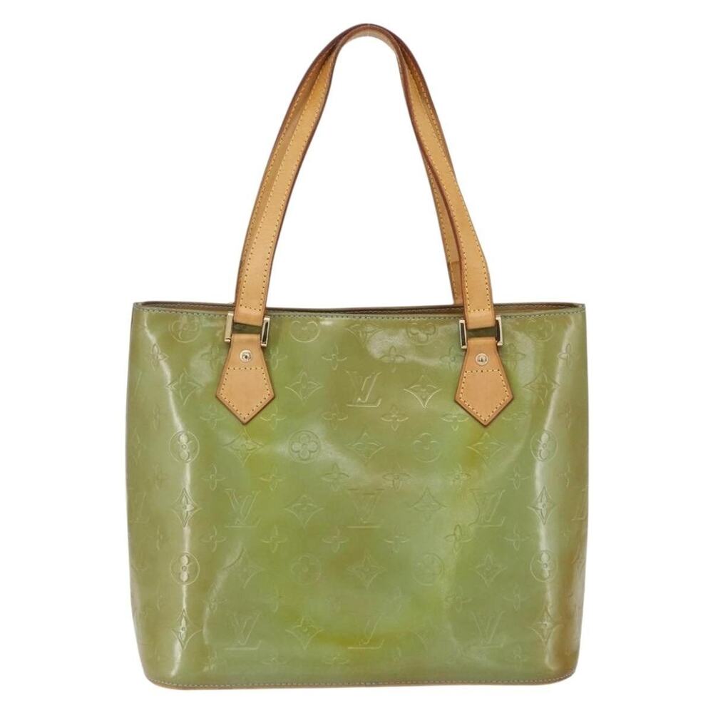 Louis Vuitton Monogram Vernis Houston Handbag Baby Blue